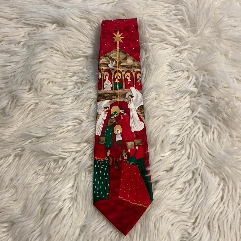 Holiday Traditions Man Tie please see all photos for design and colors